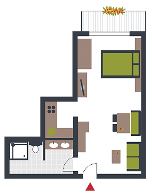 Zimmerplan Zugspitze